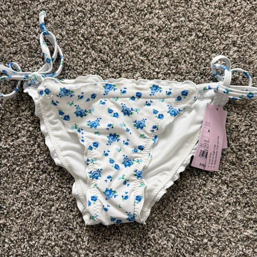 NEW Wild Fable Women's Floral XXS Bathing Bikini Swim Suit Bottoms